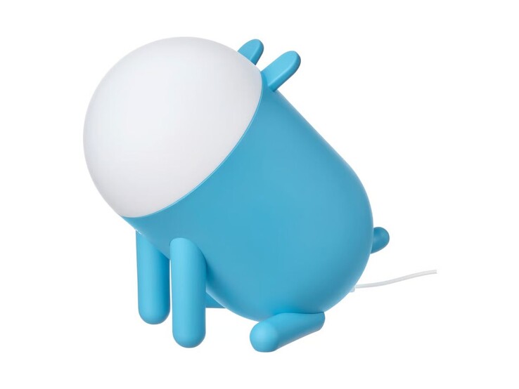 Un'immagine della lampada da tavolo LED Grejsimojs di IKEA su uno sfondo bianco