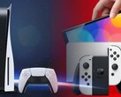 Il prezzo della PS5 potrebbe essere cambiato per riflettere un eventuale successo di vendite della Nintendo Switch OLED. (Fonte immagine: Sony/Nintendo - modificato)