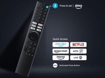 È incluso un telecomando con microfono incorporato (fonte: Xiaomi)