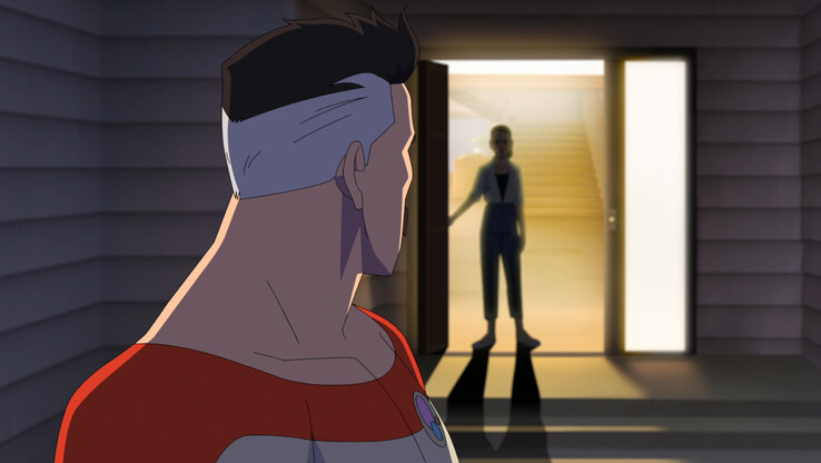 Per Omni-Man, il momento più importante di questo episodio non è la battaglia tra la vita e la morte al suo culmine. È questo.