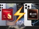 iPhone 16 Pro Max vs Galaxy S25 Ultra prestazioni di gioco: A18 Pro brilla ancora una volta. (Fonte immagine: Dame Tech, Apple, Samsung, a cura)