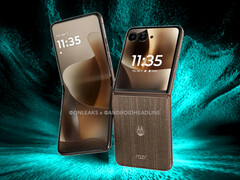 Il Razr 70 Ultra in uno dei suoi colori di lancio.