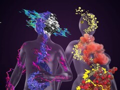 SoulPaint è un progetto VR che utilizza tecniche di mappatura del corpo per esplorare il sé attraverso l&#039;arte. (Fonte: SoulPaint)
