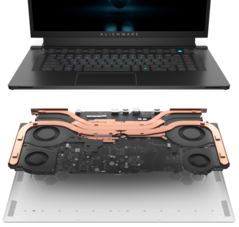 Alienware x17 R2 - Sistema di raffreddamento Quad-fan Cryo-tech. (Fonte immagine: Dell)
