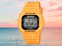 L&#039;orologio G-Shock x Surfrider Foundation Japan G-5600SFJ-9 di Casio (nella foto) è arrivato nel Regno Unito. (Fonte: Casio)