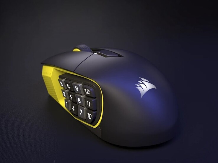 Elgato offre anche il VSD in bundle con il nuovo mouse da gioco di Corsair, lo Scimitar Elite Wireless SE (nella foto). (Fonte immagine: Corsair
