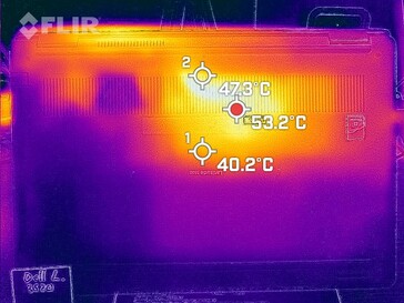 Generazione di calore lato inferiore (carico)