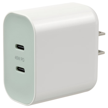 Il caricatore USB a 2 porte IKEA SJÖSS 45W. (Fonte: IKEA)