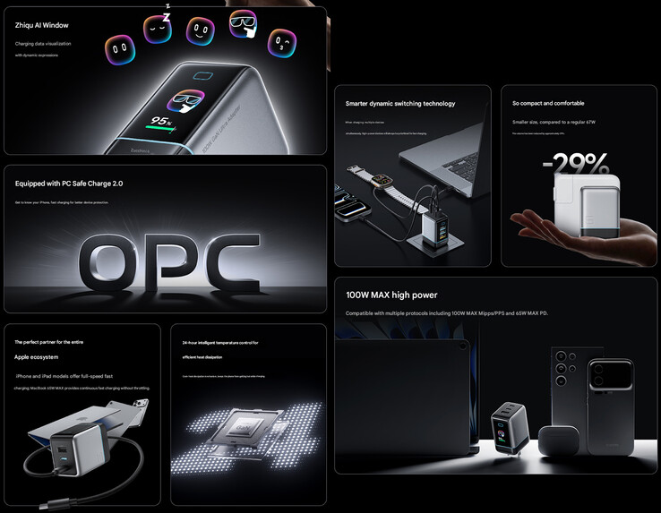 Punti salienti del caricabatterie