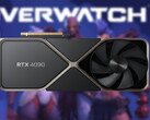 La RTX 4090 di GeForce ha un prezzo di listino di 1.599 dollari. (Fonte: Nvidia, Blizzard-edited)