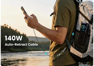Il Podix PR70 è dotato di un cavo USB-C retrattile integrato