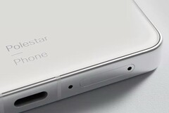 Il Polestar Phone ha un telaio piatto e bordi dello schermo particolarmente sottili. (Immagine: Polestar)