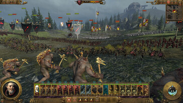 Un'immagine che mostra un esercito in Total War: Warhammer.