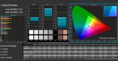 CalMAN: ColorChecker (calibrato)