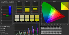 CalMAN Saturazione Colore (calibrato)