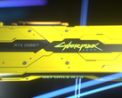 Il backplate di colore giallo a tema Cyberpunk 2077 (Source: Wccftech)