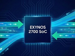 Immagine di marketing generata dall'AI del presunto SoC Exynos 2700. (Fonte immagine: Kaulenda on X)
