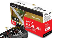 La Radeon RX 7600 sarà il primo sostituto della serie RX 6600. (Fonte: VideoCardz)