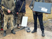Circa 30 mila terminali Starlink sono già presenti in Ucraina (immagine: ne_kot_a_kit/Twitter)