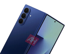 Il sito Galaxy Z Fold7 in uno dei tanti colori di cui si vocifera per il lancio. (Fonte: Android Headlines)