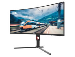 Il modello AOC CU34G3X ha una risoluzione di 1440p e una frequenza di aggiornamento di 180 Hz. (Fonte immagine: AOC)