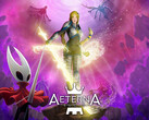 Striscione Aeterna Lucis con Hornet di Silksong (Fonte: Sony PlayStation, Team Cherry con modifiche)