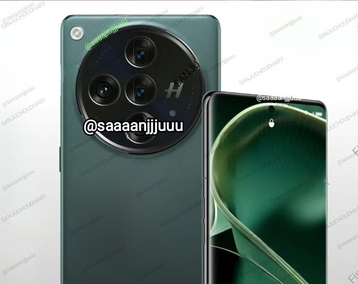 L'ultimo rendering della serie "OPPO Find X7". (Fonte: Sanju Choudhary via Twitter/X)