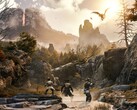 Un'immagine che mostra un drago in GreedFall.
