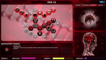 Nella foto: uno screenshot di gioco tratto da Plague Inc: Evolved.