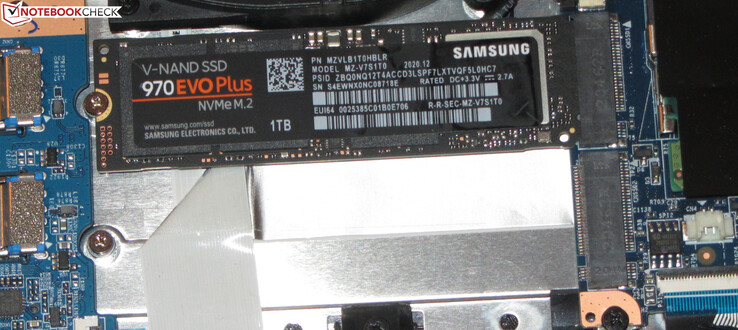 Il Core 15 ha spazio per due SSD NVMe.