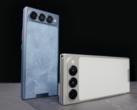 Il concept Tecno Phantom Ultimate G Fold (nella foto) in due colori diversi. (Fonte: Tecno)