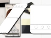 Il brevetto del telefono Xiaomi Flip prende pesantemente in prestito sia dal Pixel 6 che da Galaxy Z Flip3. (Fonte immagine: Google/Samsung/CNIPA - modificato)