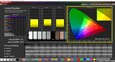 A40 Calman ColorChecker rappresentazione del colore non calibrata