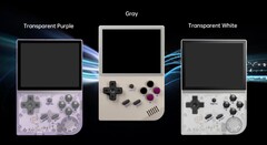 L&#039;Anbernic RG35XX sarà disponibile in tre varianti di colore che richiamano le classiche console Nintendo. (Fonte: Anbernic)