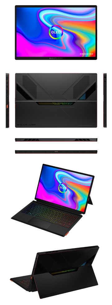 Il OneXPlayer Super X con raffreddamento ad aria. (Fonte: One-Netbook)