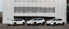 Gli EV Polestar davanti alla sede dell'azienda a Göteborg, in Svezia. (Fonte: Polestar)