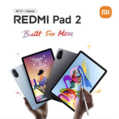 Il Redmi Pad 2 è disponibile in due opzioni di colore, ma non quando è configurato con la connettività 4G. (Fonte immagine: Xiaomi - modificato)