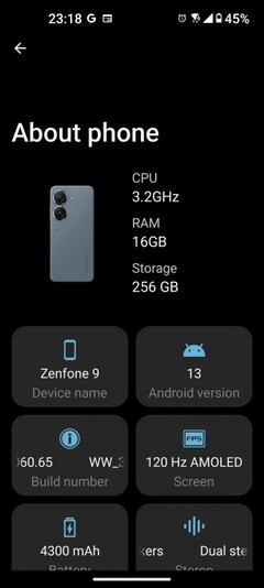 Asus aggiorna lo ZenFone 9. (Fonte: Asus via GSMArena)