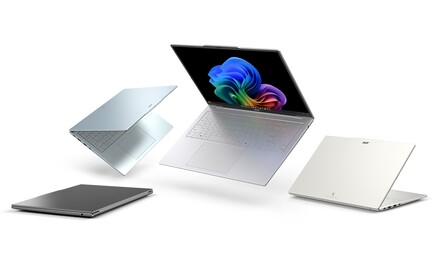 L'Acer Swift Air 16 è disponibile in quattro colori. (Fonte immagine: Acer)