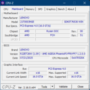 Scheda madre CPU-Z