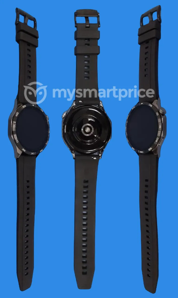 La SKU del GT 4 con banda in pelle marrone sembra unirsi al fratello completamente nero in una nuova fuga di notizie. (Fonte: MySmartPrice)