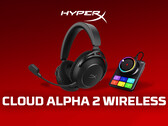Le cuffie wireless HyperX Cloud Alpha 2 vengono fornite con una stazione base. Nella foto: un'immagine promozionale del set. (Fonte immagine: HP - modificata)