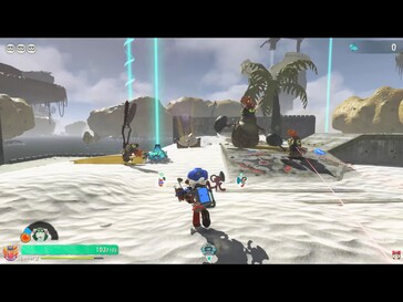Nella foto: uno screenshot di gioco tratto da Splatoon Raiders.