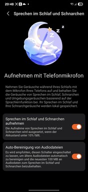 Honor Salute: Funzioni di monitoraggio del sonno
