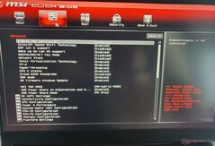 BIOS MSI Vector GP76: sbloccato