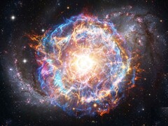 Un'immagine concettuale di una supernova