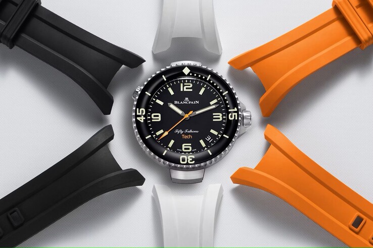 Il Blancpain Fifty Fathoms Tech ha una resistenza all'acqua di 300 m (30 bar) (Fonte: Blancpain)