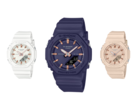 Da sinistra a destra (nella foto), Casio GMAP2100M-7A, GMAP2100M-2A e GMAP2100M-4A. (Fonte: Casio)