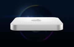 Il Mac mini M2 dovrebbe essere più sottile della variante M1 e con maggiori opzioni di connettività. (Fonte dell&#039;immagine: John Prosser &amp;amp; Ian Zelbo (concept)/Apple - modificato)