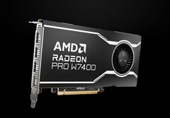 L&#039;AMD Radeon Pro W7400 consuma solo 55 watt di energia (fonte: AMD)